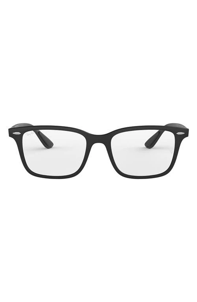 Ray-Ban 53mm Optical Glasses in Black at Nordstrom