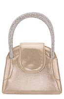 Nina Embellished Flap Satchel in Gold Taupe at Nordstrom