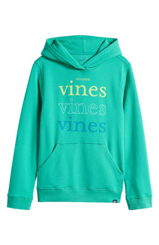 vineyard vines Kids' Sun Washed Graphic Hoodie Gumdrop at