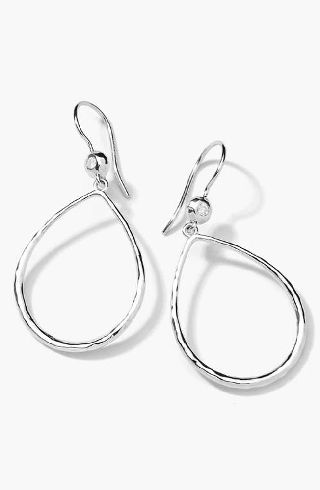 Ippolita 'Stella' Diamond Teardrop Earrings in Silver at Nordstrom