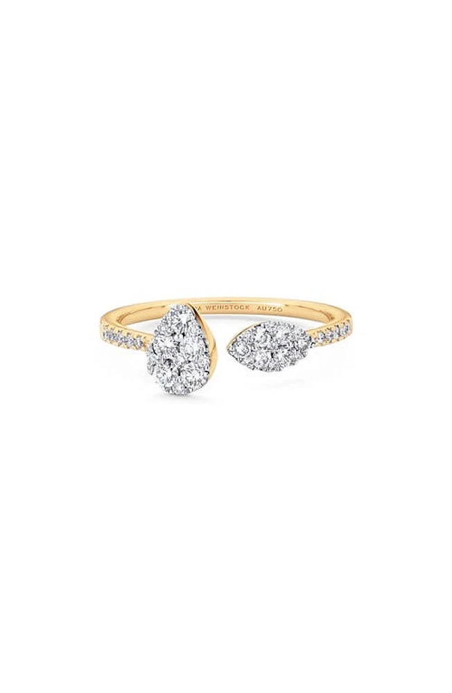 Sara Weinstock Reverie Pavé Pear & Marquise Diamond Ring 18K Yg at Nordstrom,