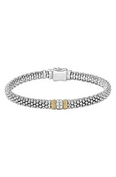 LAGOS Diamond Luxe Pavé Station 6mm Bracelet at Nordstrom, Size 7