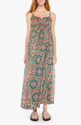 MOTHER The Looking Glass Cotton Maxi Dress Under Rug at Nordstrom,