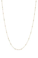 Bony Levy 14K Gold Ball Station Necklace in 14K Yellow Gold at Nordstrom, Size 20