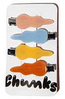 Chunks Assorted 4-Pack Hair Clips in Simone at Nordstrom