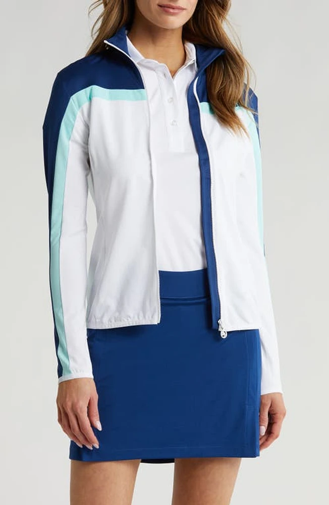 J. Lindeberg Janice Mid Layer Jacket White at Nordstrom,