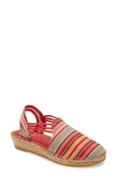 Toni Pons Norma Wedge Espadrille Sandal in Red Canvas at Nordstrom, Size 5Us