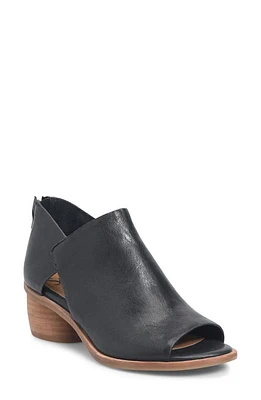 Söfft Carleigh Peep Toe Bootie Black at Nordstrom,