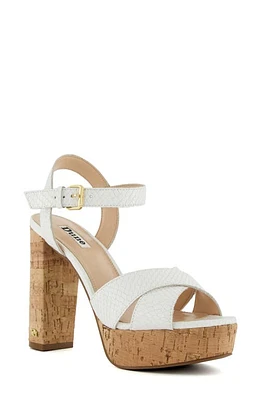 Dune London Jealous Platform Sandal White at Nordstrom,