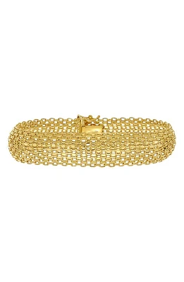 Bony Levy 14K Yellow Gold Mesh Bracelet at Nordstrom, Size 7