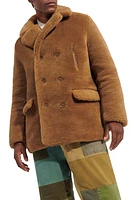 UGG(r) Ashbury UGGfluff Faux Fur Peacoat at Nordstrom,