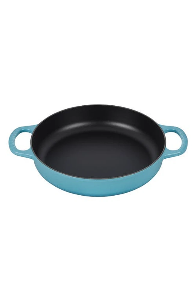 Le Creuset Signature Enamel Cast Iron Everyday Pan in Caribbean at Nordstrom, Size 11 In