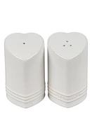 Le Creuset Heart Salt & Pepper Shaker Set in White at Nordstrom, Size One Size Oz