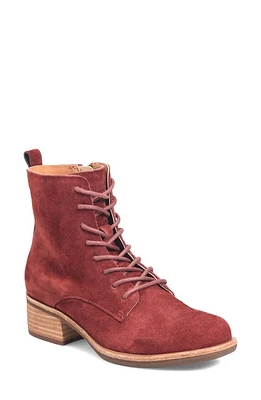 Kork-Ease Calista Bootie in Dark Red Suede at Nordstrom, Size 6.5