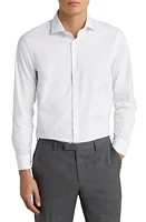 Nordstrom Extra Trim Fit Stripe Tech-Smart CoolMax Non-Iron Dress Shirt at Nordstrom,