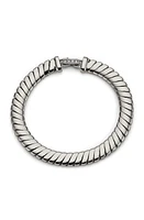 Nadri Sunlight Ribbed Line Bracelet in Rhodium at Nordstrom