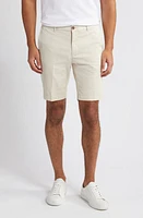 Scott Barber Stretch Cotton & Silk Shorts Birch at Nordstrom,