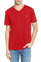 Lacoste Regular Fit V-Neck T-Shirt at Nordstrom,