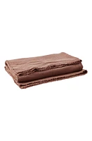 Coyuchi Topanga Organic Cotton Matelassé Blanket in Redwood at Nordstrom