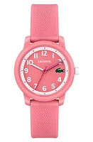 Lacoste Kids' 12.12 Silicone Strap Watch