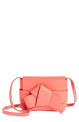 Acne Studios Musubi Leather Crossbody Wallet in Electric Pink at Nordstrom