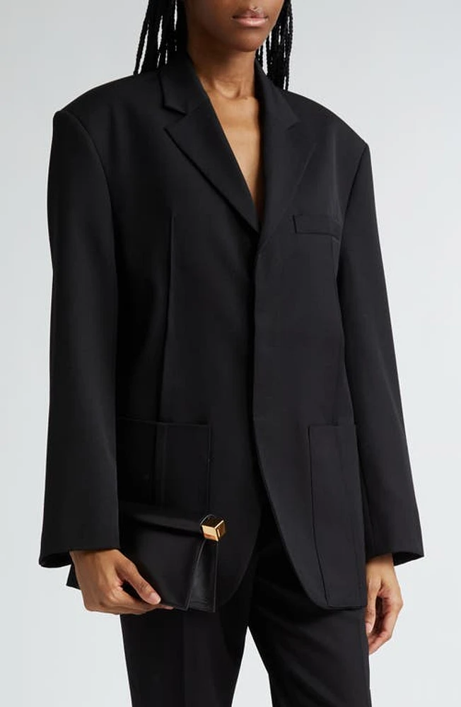 Jacquemus La Veste d'Homme Square Cut Jacket Black 990 at Nordstrom, Us