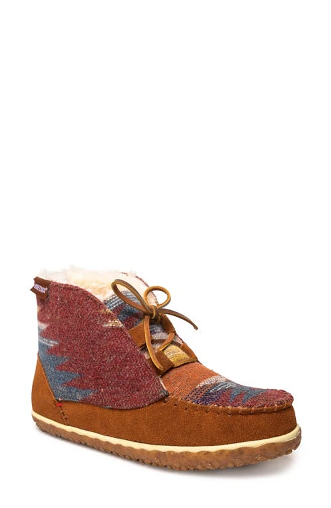 Minnetonka Torrey Faux Fur Lined Slipper Bootie Multi at Nordstrom