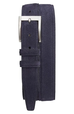 Torino Suede Belt Navy at Nordstrom,