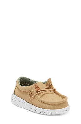 Hey Dude Kids' Wally Moc Toe Sneaker in Walnut at Nordstrom, Size 7 M