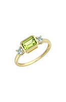 Bony Levy 14K Gold Semiprecious Stone Stackable Ring Yg Blue Topaz Peridot at Nordstrom