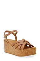 Anne Klein Valencia Platform Wedge Sandal Smooth at Nordstrom,