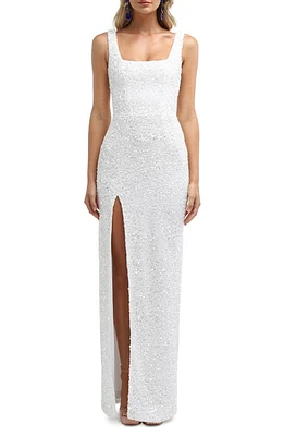 HELSI Marilyn Sequin Gown White at Nordstrom,