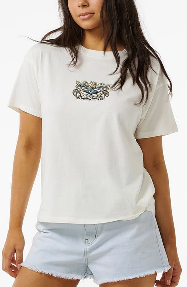 Rip Curl Vacation Relaxed Fit Graphic T-Shirt Hawaii Bone at Nordstrom,