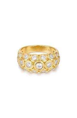 Luv AJ The Sienna Cubic Zirconia Ring in Gold at Nordstrom, Size 7