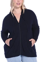 MINNIE ROSE Cashmere Zip Hoodie Jacket at Nordstrom,