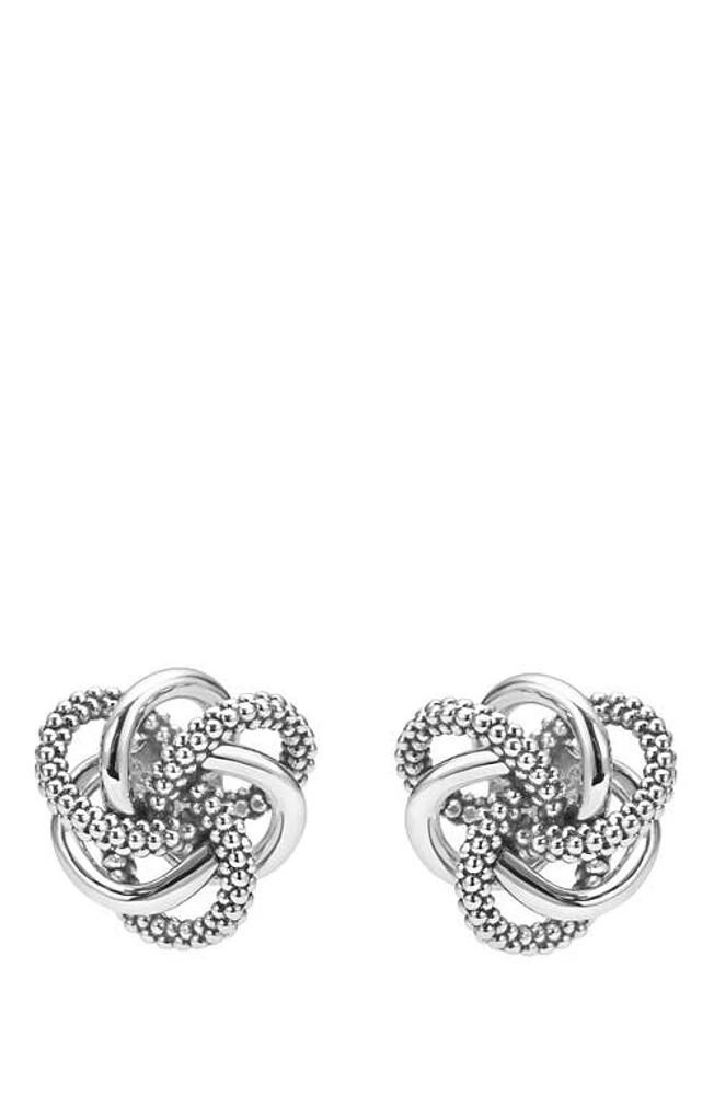 LAGOS Love Knot Sterling Silver Stud Earrings at Nordstrom