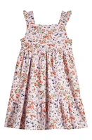 Nordstrom Kids' Floral Print Cotton Dress at Nordstrom,