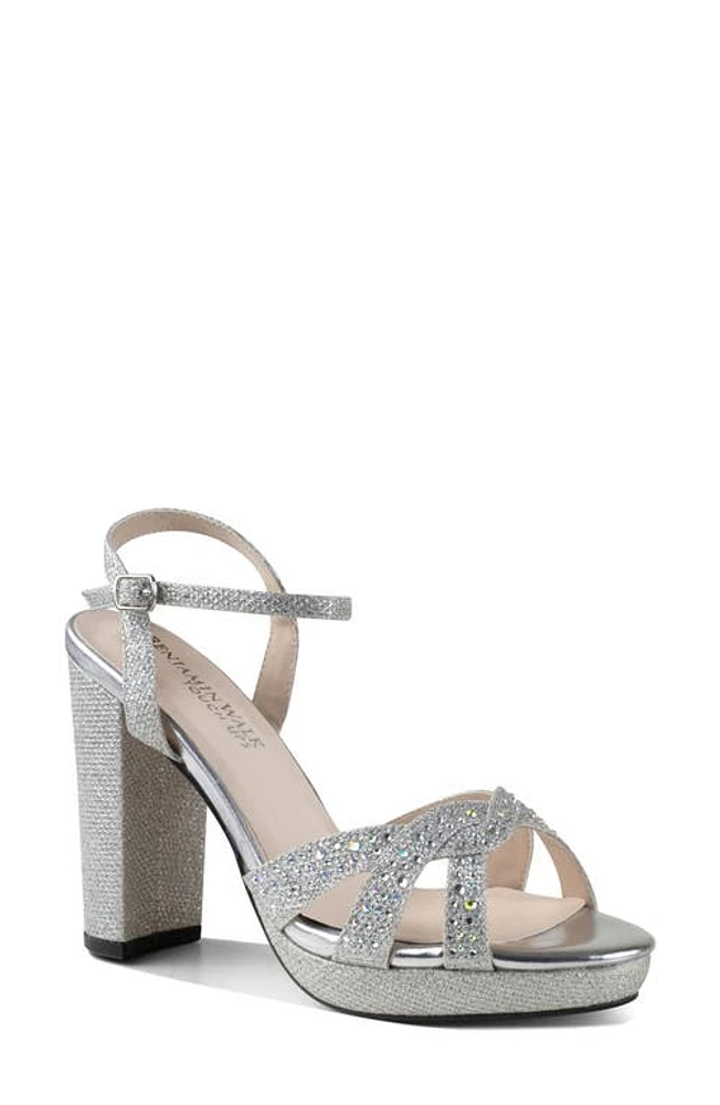 Touch Ups Ava Ankle Strap Sandal Silver at Nordstrom,