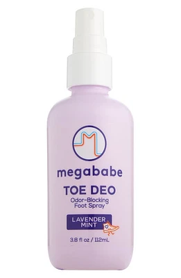 Megababe Toe Deo Odor Blocking Foot Spray in Purple at Nordstrom, Size 3.8 Oz