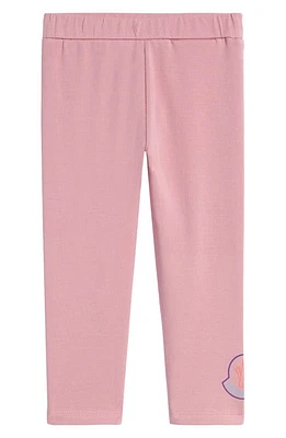 Moncler Kids' Logo Graphic Leggings Pink at Nordstrom,