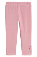 Moncler Kids' Logo Graphic Leggings Pink at Nordstrom,