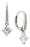 Nadri Colette Huggie Earrings in Rhodium at Nordstrom