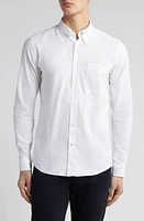 BOSS Roan Solid Button-Down Shirt White at Nordstrom,