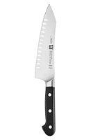 ZWILLING Pro 7-Inch Rocking Santoku Knife in Silver at Nordstrom