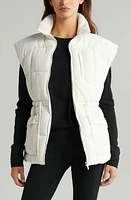 zella Adjustable Drawcord Waist Puffer Vest at Nordstrom,