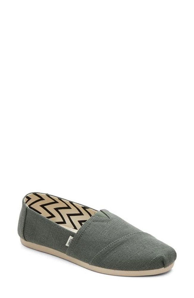 TOMS Classic Alpargata Slip-On Green at Nordstrom,