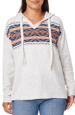 C & California Baja Stripe Hoodie Mojave Dessert at Nordstrom,