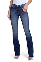 L'AGENCE Ruth High Waist Raw Hem Straight Leg Jeans at Nordstrom,