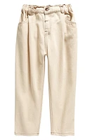 King + Lola Kids' Straight Leg Jeans Tan at Nordstrom,