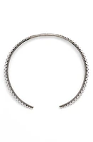 Nadri Crystal Open Collar Necklace in Black at Nordstrom